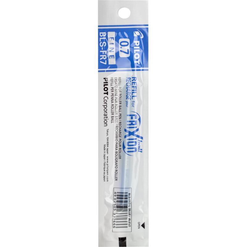 Стержень гелевый 111мм PILOT BLS-FR7 для Frixion BL-FR7 синий 0,35мм