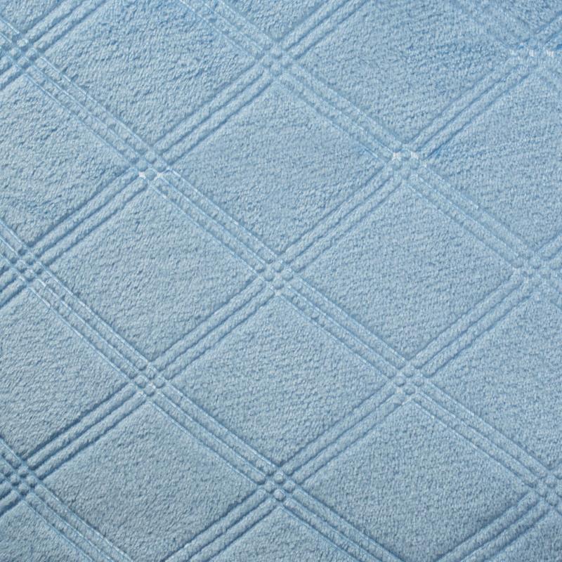 Плед микрофибра Luscan, фактура синий 200х220