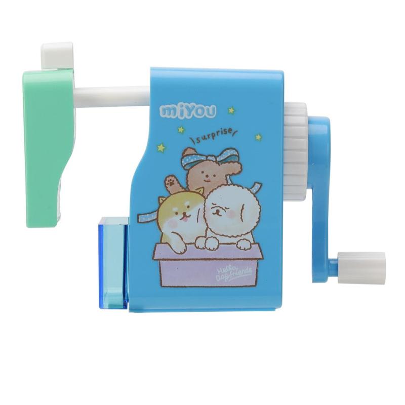 Точилка механическая Deli E0739 MiYou, 1 отв.,пластик,без струбцины ассорти