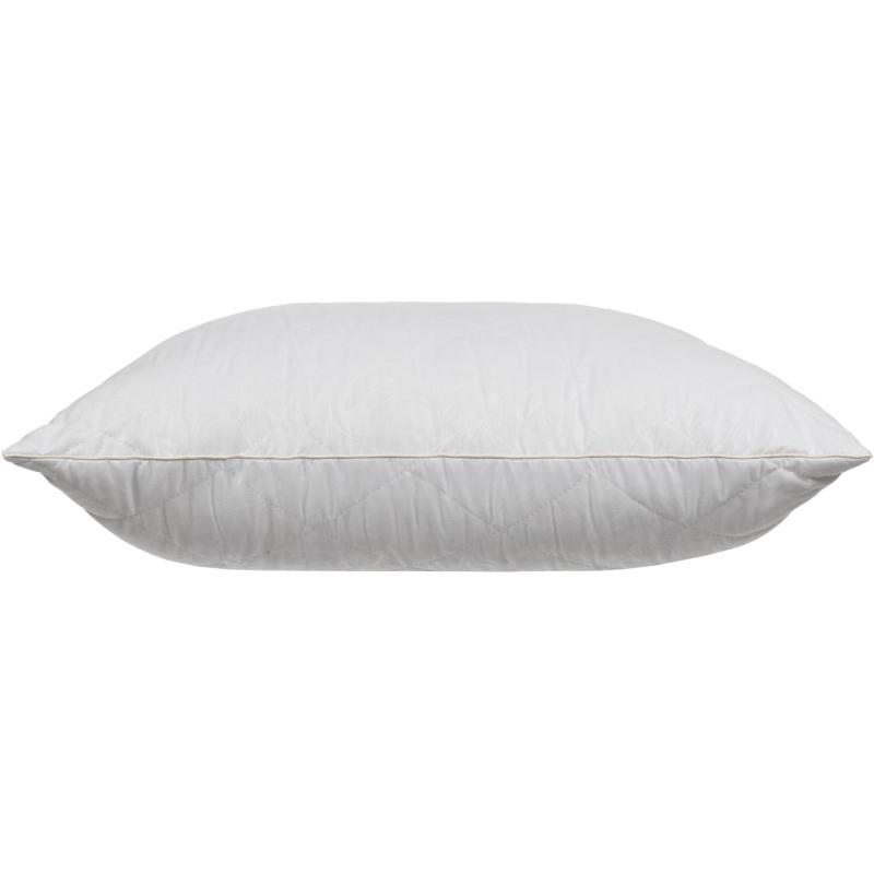 Подушка Luscan 50х70 см стеганная микрофибра/верблюжья шерсть, с кантом