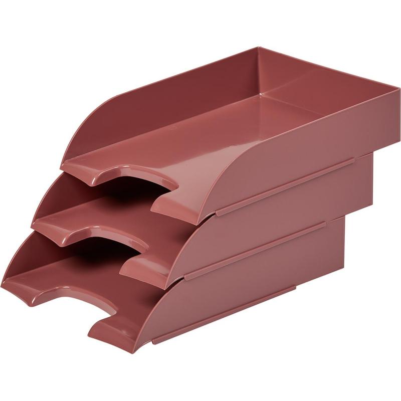 Лоток горизонтальный горизонтальный Комус Ницца бордовы