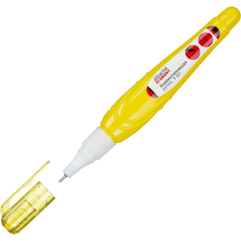 Корректирующий карандаш 3мл Attache Economy, мета ллический наконечник