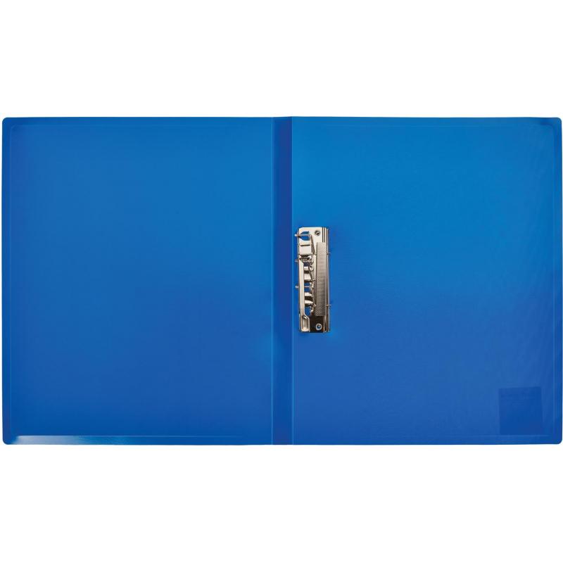 Папка с зажимом метал. Attache 20мм Label синий