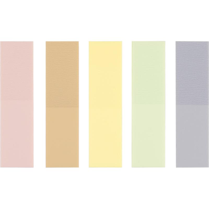 Закладки пластиковые Attache 45х12мм пастель 20 листов х 5 цветов