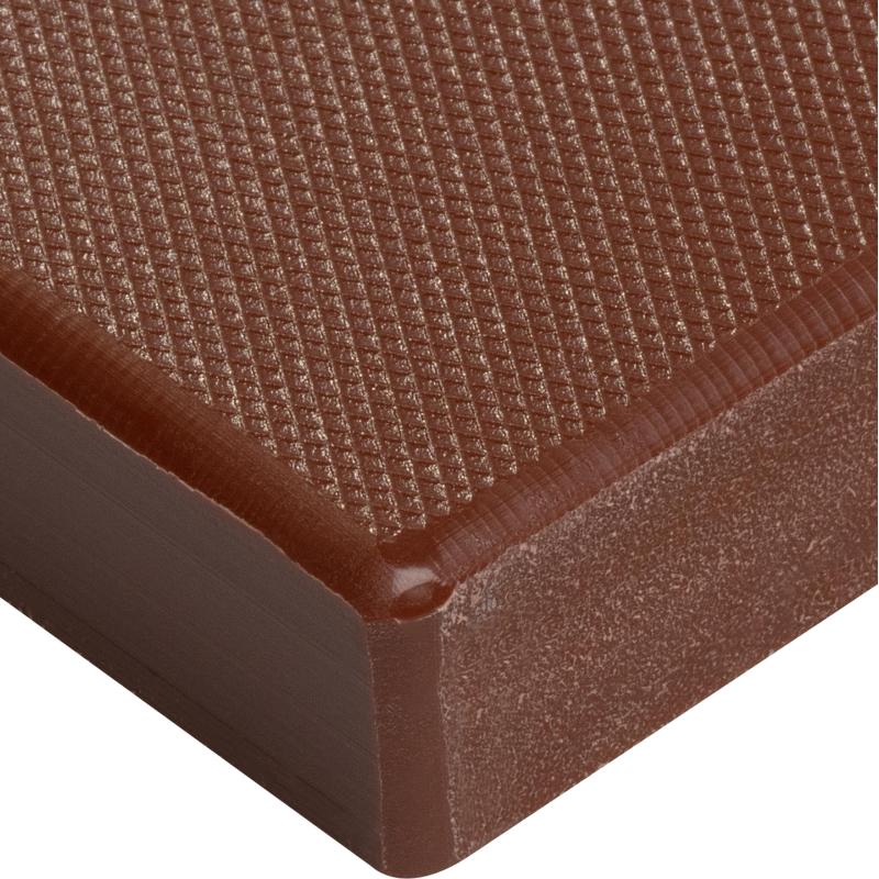 Доска разделочная 600х400х18 коричневая пластик (мки307/4)