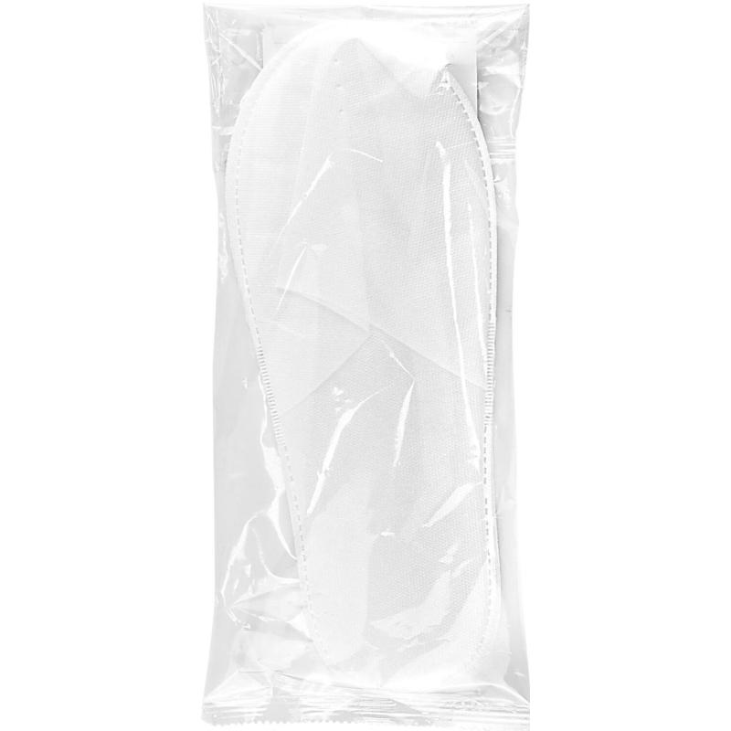 Тапочки одноразовые спанбонд,закр.мыс,спанбонд/пленэкс 4мм, (ПЛ-2) 1899150