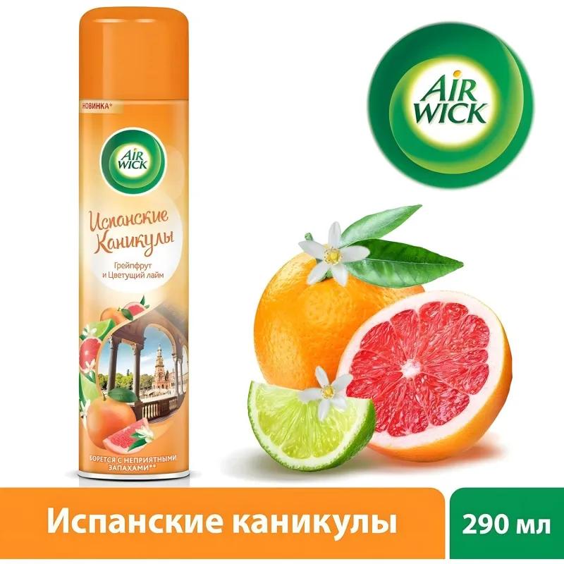 Освежитель воздуха Air Wick Испанские каник: Грейпфрут и Цветущ лайм 290 мл