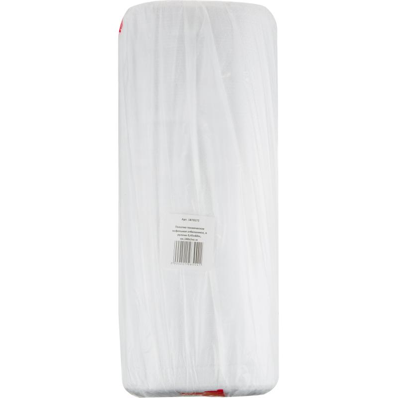 Полотно техническое вафельное отбеленное, в рулоне 0,45х60м, пл.140г/кв.м