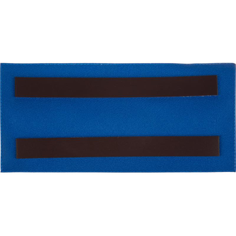 Карман для маркировки магнитный синий 150x67 мм горизонтальный (10 шт/уп)