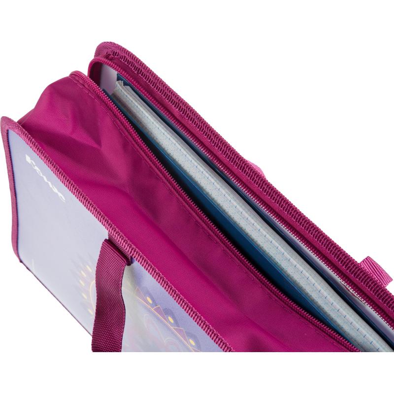 Папка для тетрадей КОМУС Три богатыря Аленушка,А4,молн,руч,пласт,75,ПТ 14-4