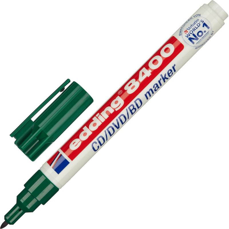 Набор маркеров для CD EDDING E-8400/4S 0,5-1 мм, 4 цвета