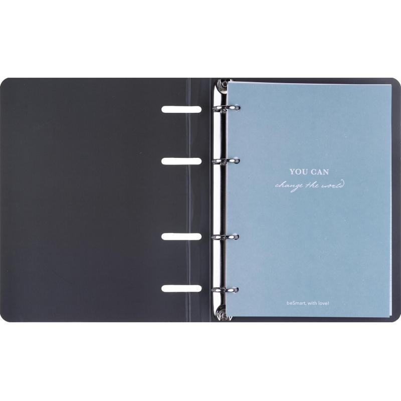 Тетрадь общая, BS, А5, 120л., клетка, кольца. Botanica, эвкалипт N4234