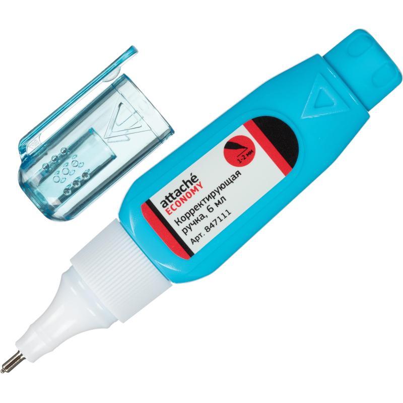 Корректирующий карандаш 6мл Attache Economy, мета ллический наконечник