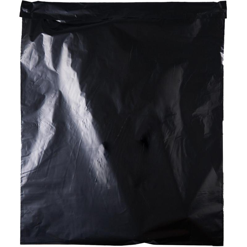 Корд курьерский пакет,без печати,без кармана,черн.,500х600+40,40мкм,50шт/уп