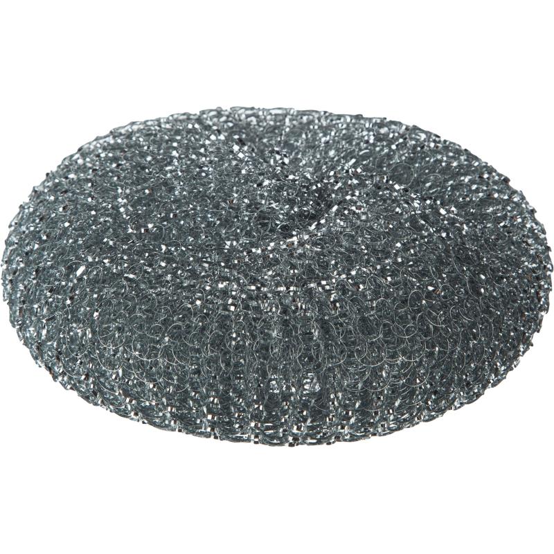 Губка-мочалка спираль Luscan Professional металлич 110х110х45 мм 60г 1шт/уп