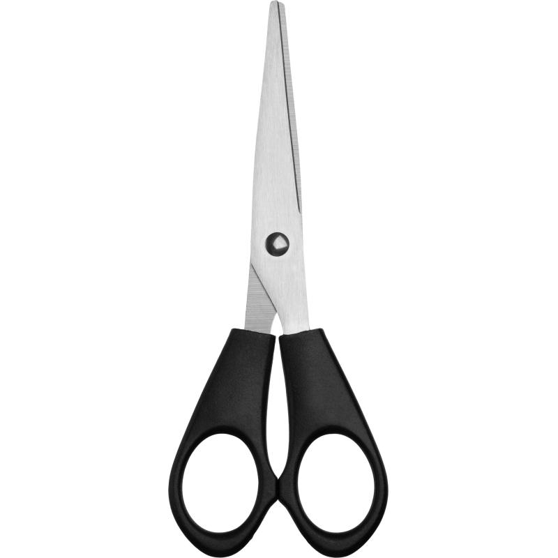 Ножницы Выбор есть 140 мм с пластиковыми ручками, цвет черный