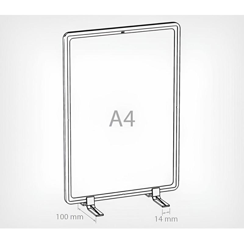 Набор стойка информационная А4 (2рамки + 2кармана)