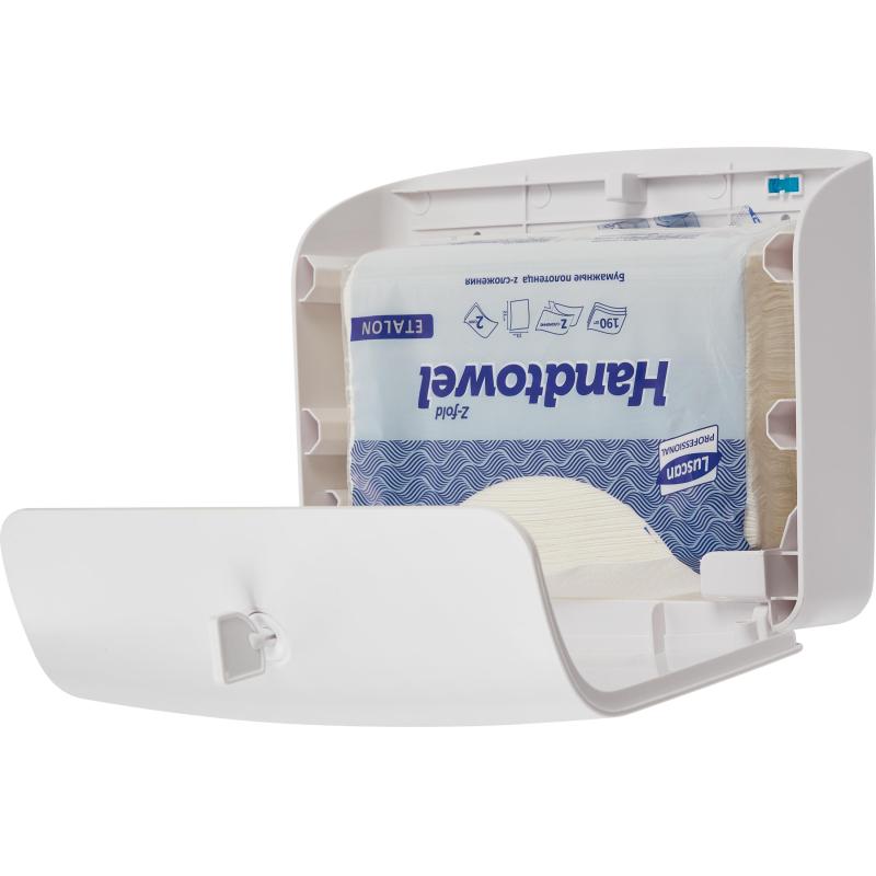 Диспенсер для полотенец лист Luscan Prof Etalon Z-слож белый 151060