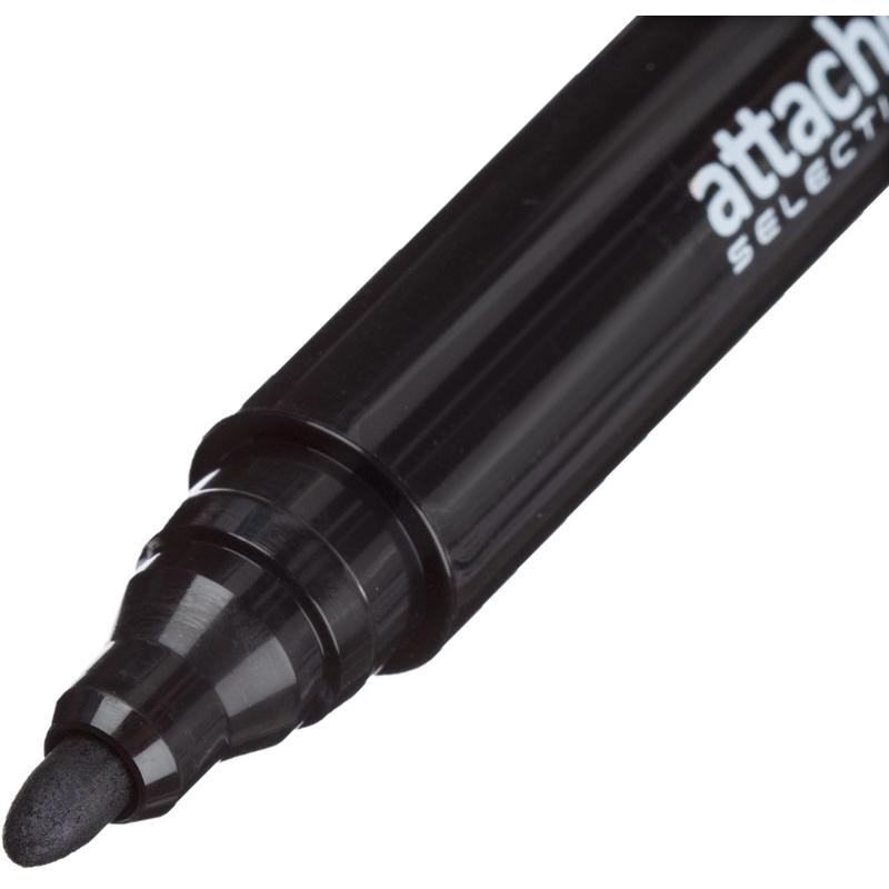 Маркер перманентный Attache Selection 270 черный 1-3мм кругл. наконечник