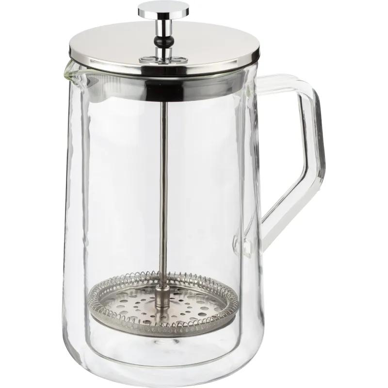 Френч-пресс 1000мл Кирай боросил.стекло, пластик ручка (BX608)