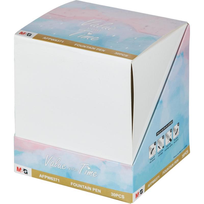 Ручка перьевая M&G Color Studio с конвертером б/чернил асс AFPW6371004384C