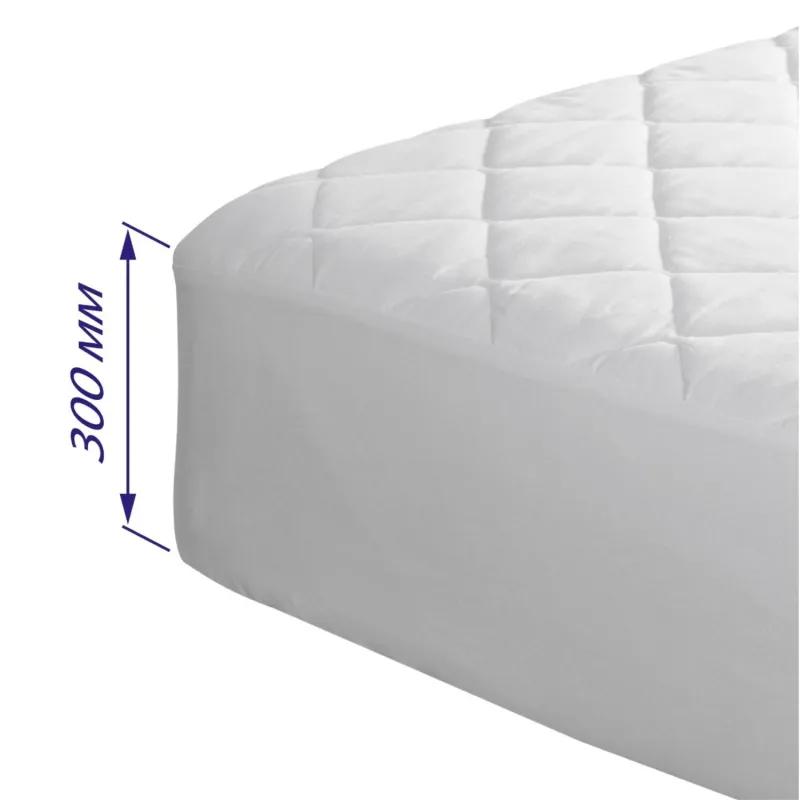 Наматрасник Luscan 90х200 с бортом, микрофибра/пэ