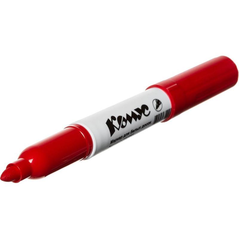 Маркер для белых досок КОМУС BY2304 красный 2-5мм