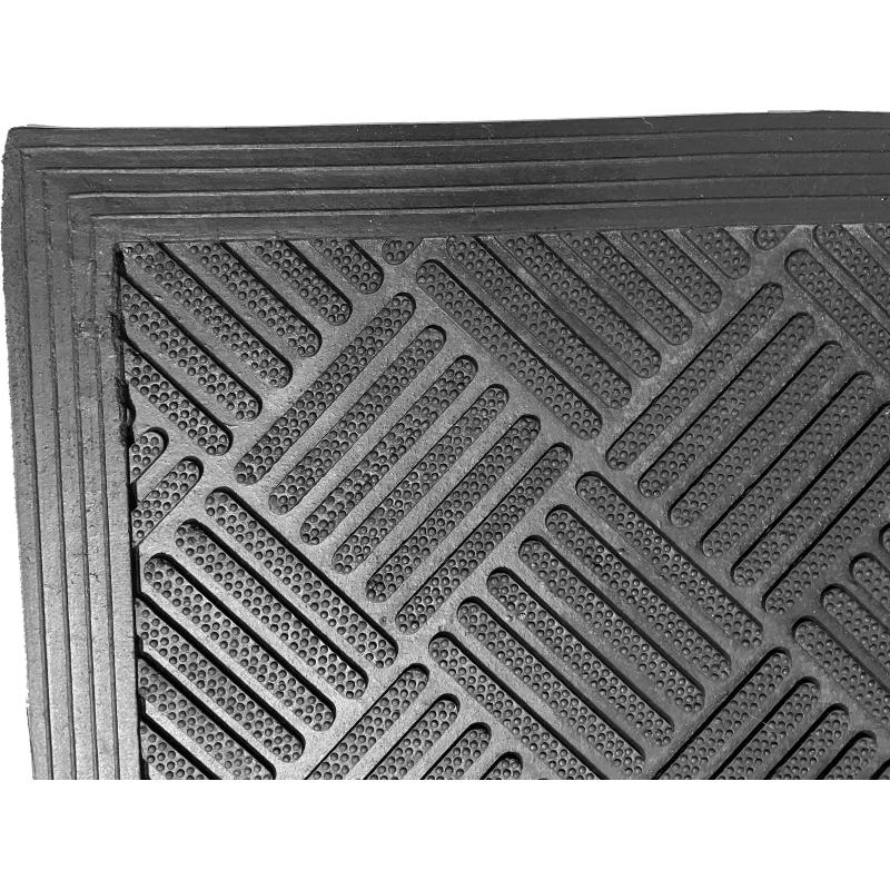 Коврик входной резиновый 90см x 150см х 9мм, шахматы