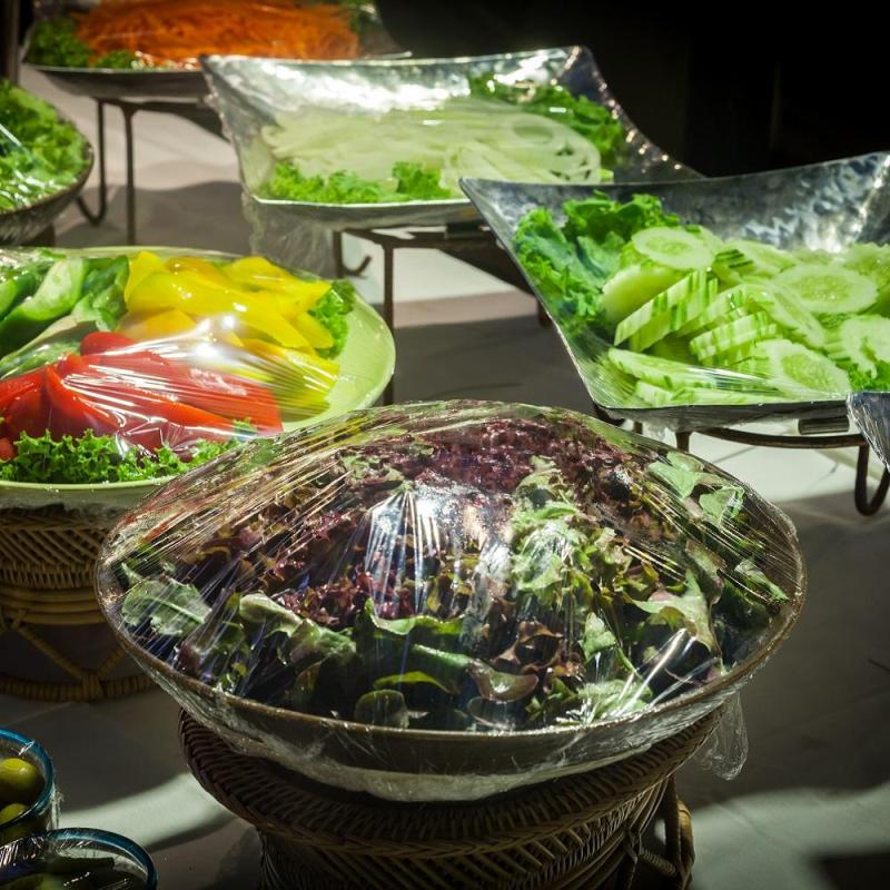 Пленка пищевая  пищ. п/э 45см х 200м 5 мкм прозрачная