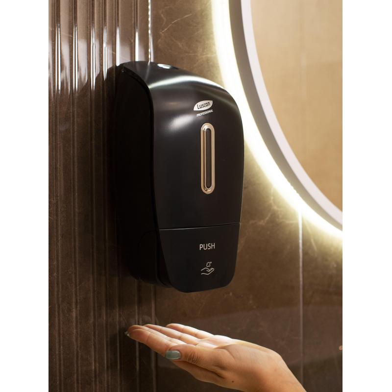 Дозатор для мыла-пены Luscan Prof Etalon 800мл черный 151053