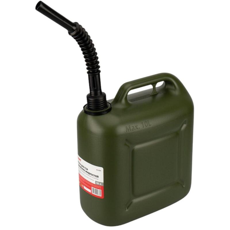 Канистра для ГСМ и тех. жидк., вертик.,10л, пласт,усиленная REXANT 80-0205