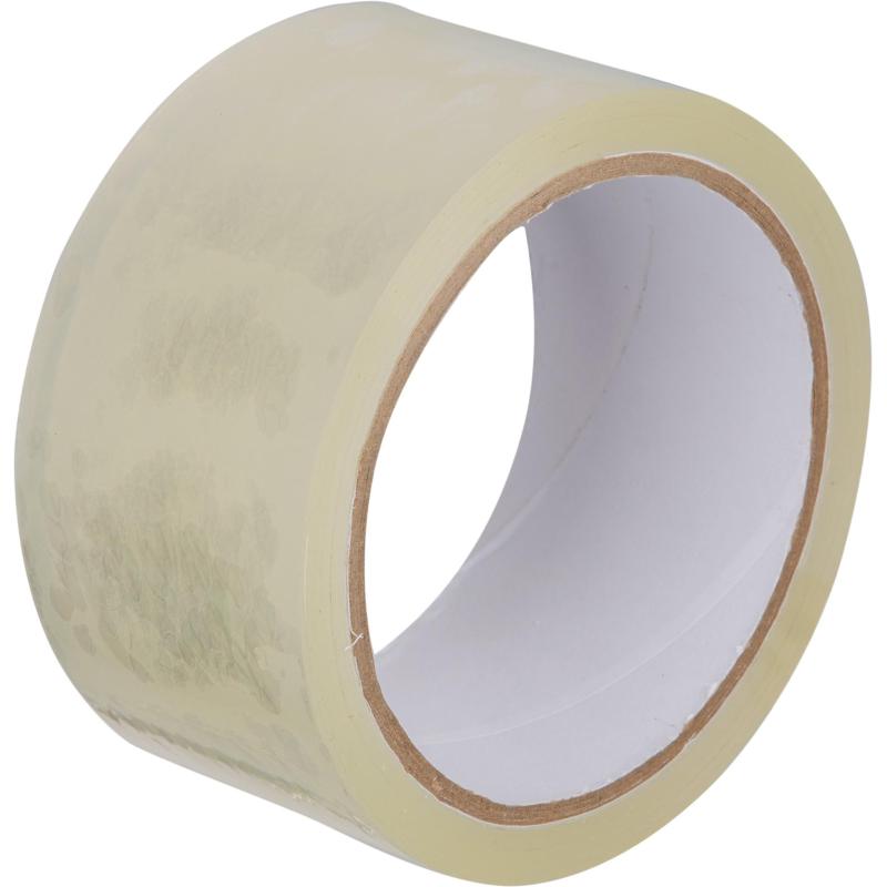 Клейкая лента упаковочная 48ммx50мх40мкм прозрачная, 6 шт/уп