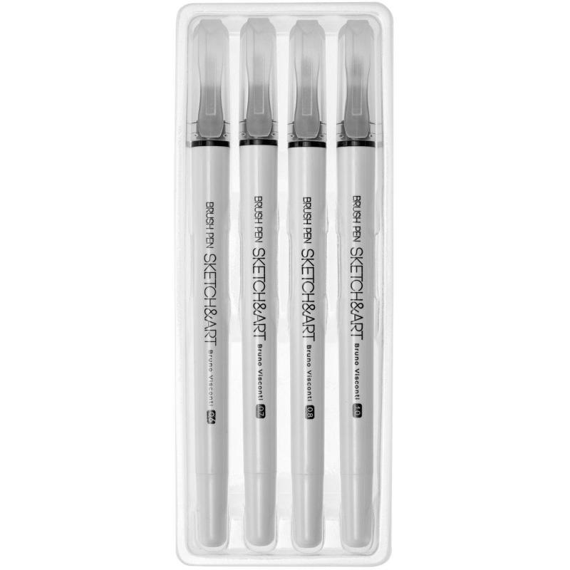 Ручка -кисть Sketch&Art 4шт/наб 36-0030