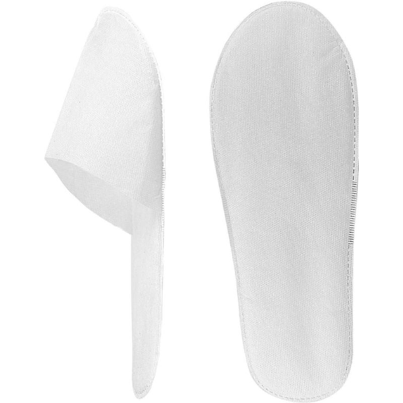 Тапочки одноразовые спанбонд,закр.мыс,спанбонд/пленэкс 4мм, (ПЛ-2) 1899150