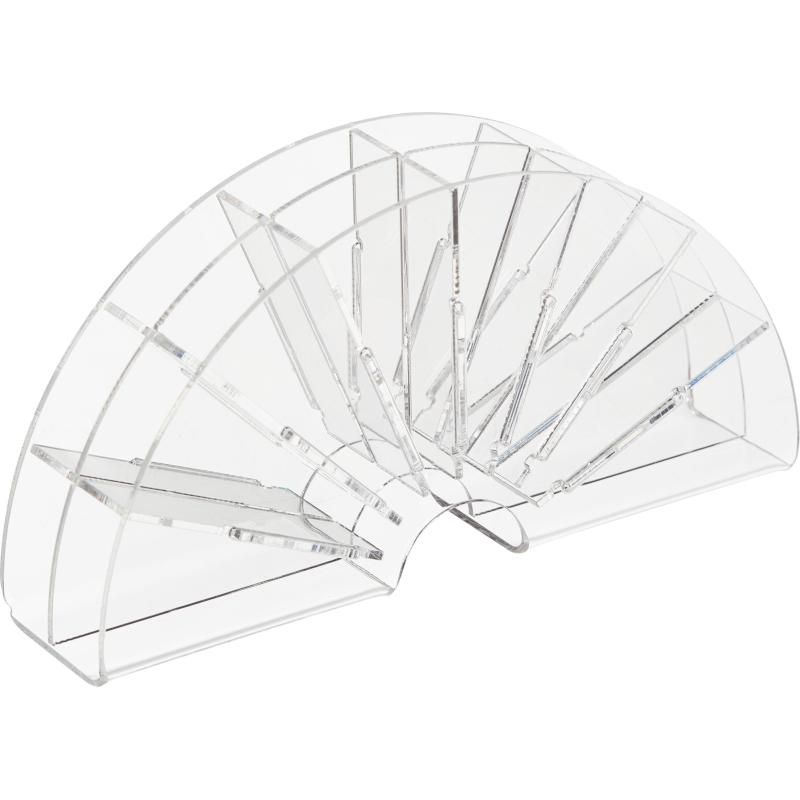 Подставка настольная рекламная под канц.прин Attache в форме веера на12 вид