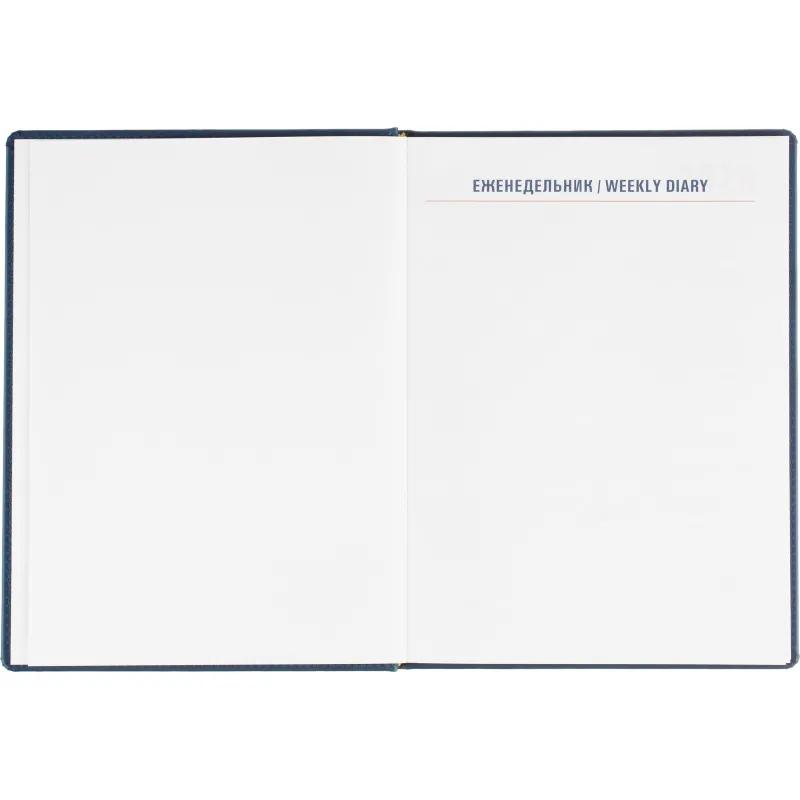 Еженедельник датированный 2026 АТТАСНЕ А4 72л, 200х270мм Сиам, синий