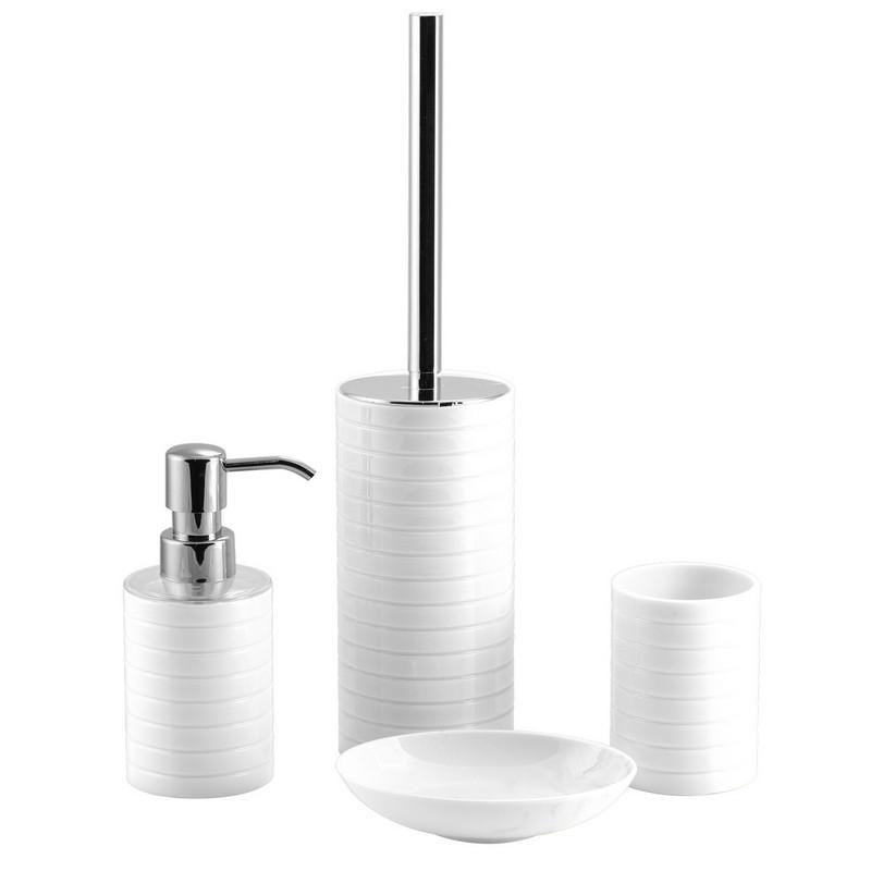 Мыльница Trento белый, пластик