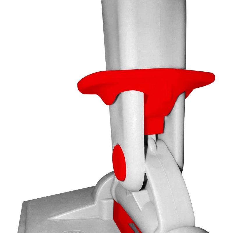 Держатель МОПа универс/зажимы, пластик LuscanProf  40х11см, серый/красный