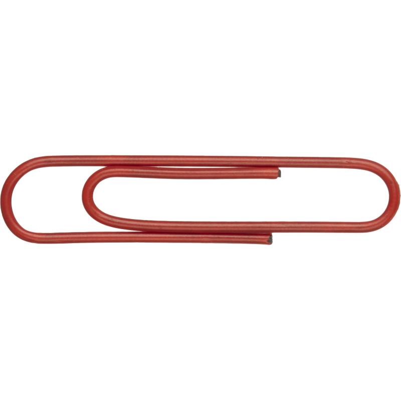 Скрепки Глобус С28-100ППл c полимерн.покрыт,28мм,разноцв,европодв,100 шт/уп