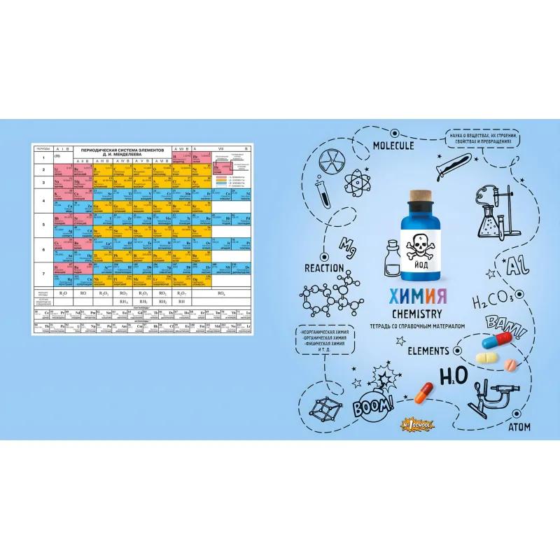 Тетрадь предметная Ребус 48л А5, клетка ХИМИЯ, 73848