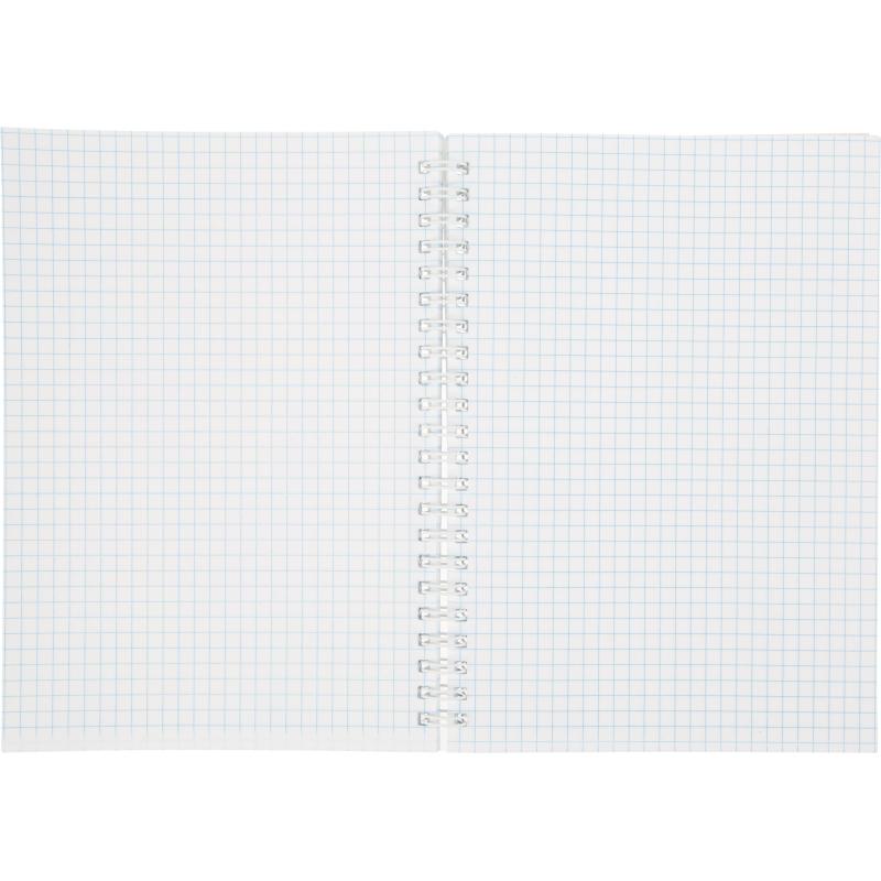 Книга учета Attache А5 96л клетка офсет картон мел. спираль