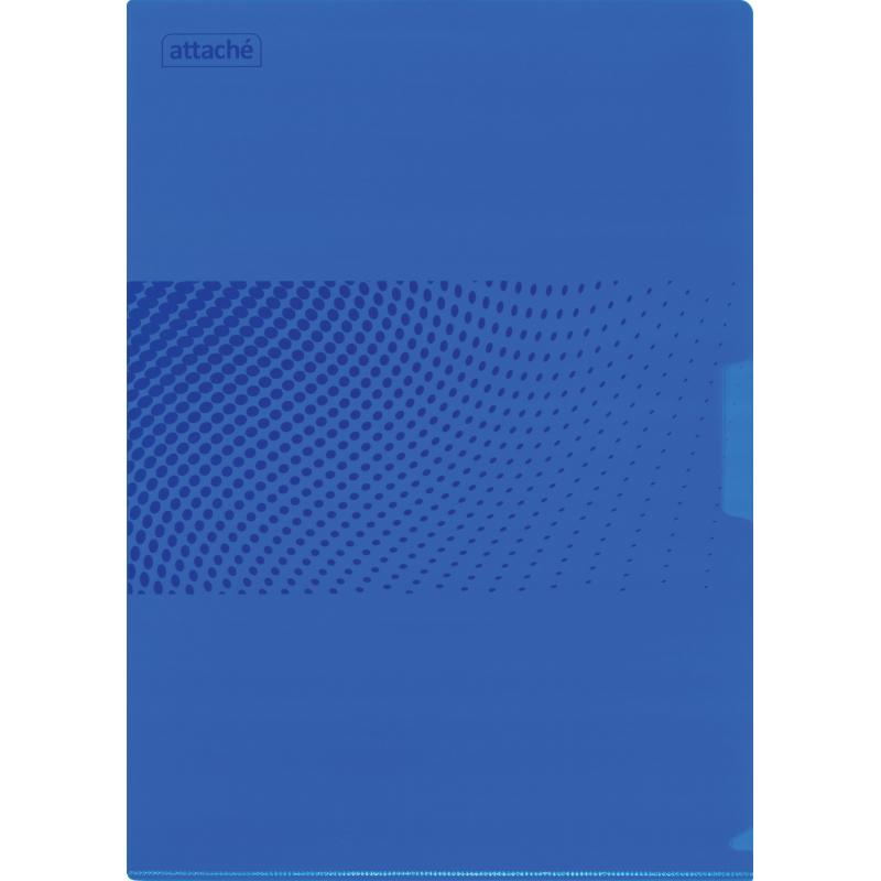 Папка уголок А4, 180мкм, Attache Digital ассорти, 6 шт.уп.