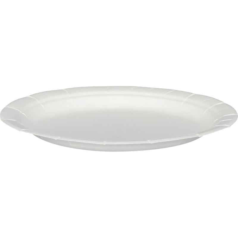 Тарелка одноразовая из ламинированной бумаги д 180 мм, 500 шт/кор