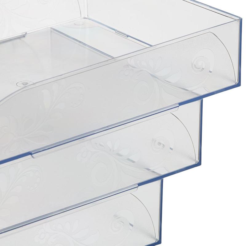 Лоток горизонтальный Комус Русская серия, прозрачный