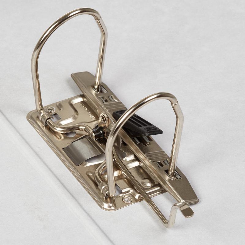 Папка-регистратор Комус мрамор.карт 75мм зел кореш ,бум/бум,карм.кор,мет.уг