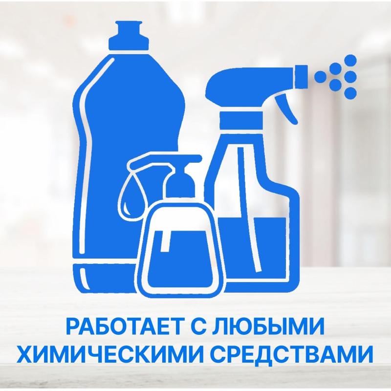 Материал протирочный нетканый Puretech W3 60г/м2,синий, 30x34см,500л/рул