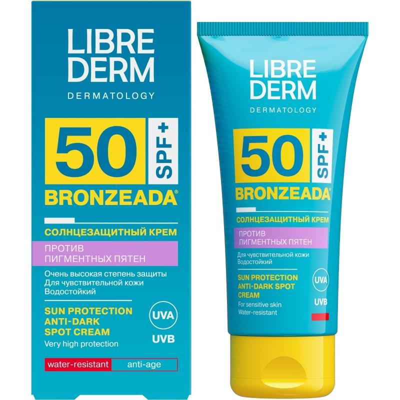Крем солнцезащитный LIBREDERM BRONZEADA против пигментных пятен SPF50 50 мл