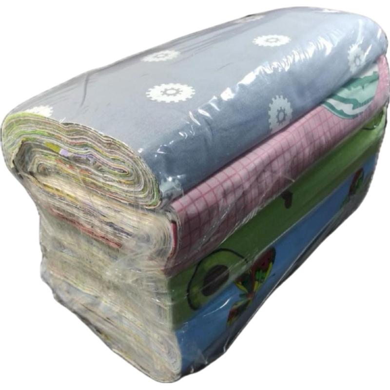 Салфетка техническая фланель 40х40 цветная 500шт/уп