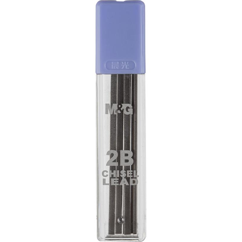 Карандаш механический M&G 2мм 6 гриф./туба в наб., в асс блистер HAMP0173