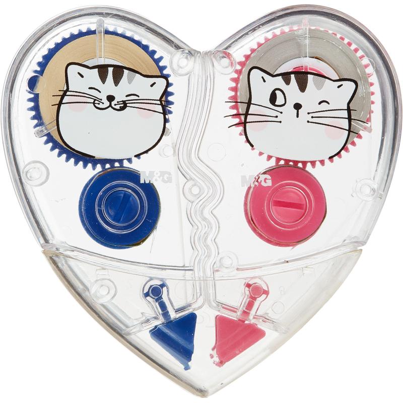 Корректирующая лента M&G So Many Cats 5мм x 5м, 2 шт.в упак, в ассорт